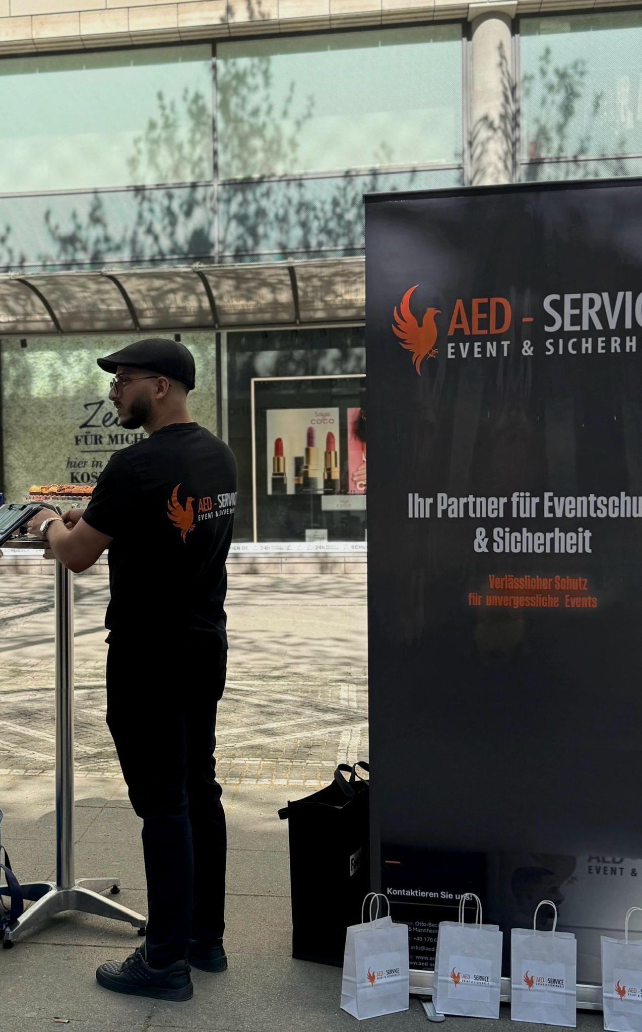 Professioneller Auftritt